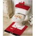 XIAOXIONGM Hot 1 Lot Fancy Santa Toilet Seat Cover and Rug Bathroom Set Contour Rug Christmas Decorations For Natal Navidad Decoracion - B01F87Z2ZW